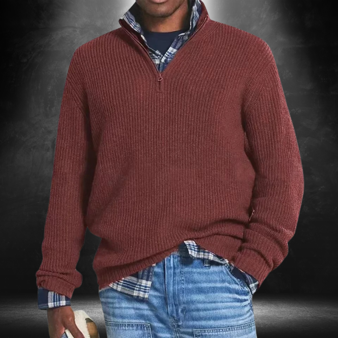 Fritz™ - Lässiger Pullover mit Reißverschluss